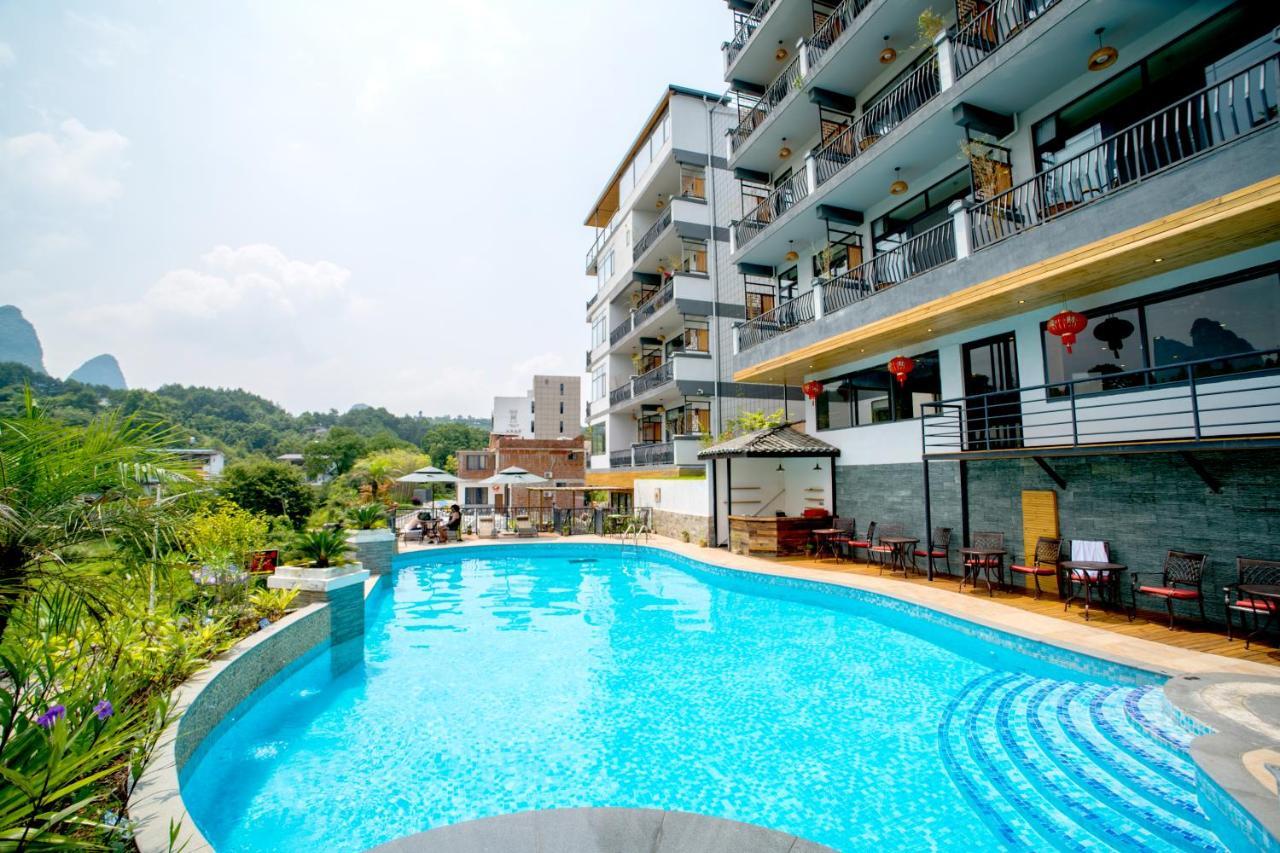 Hotel The Bamboo Leaf Yangshuo Esterno foto